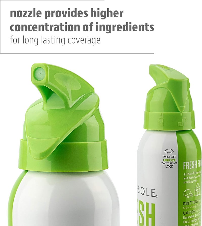 Sof Sole Fresh Fogger Shoe, Gym Bag, and Locker Deodorizer Spray - Image 2